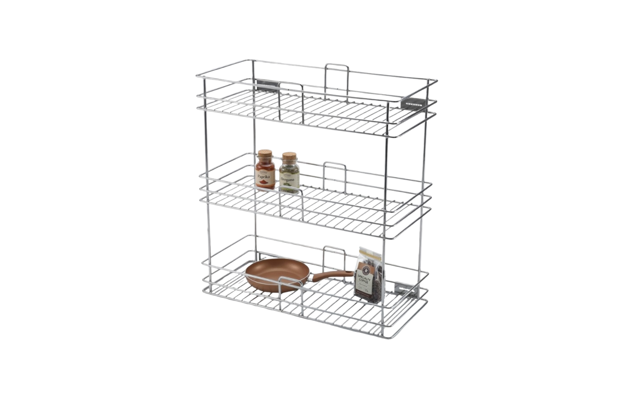 Bottle Pullout 3 Shelf 21"