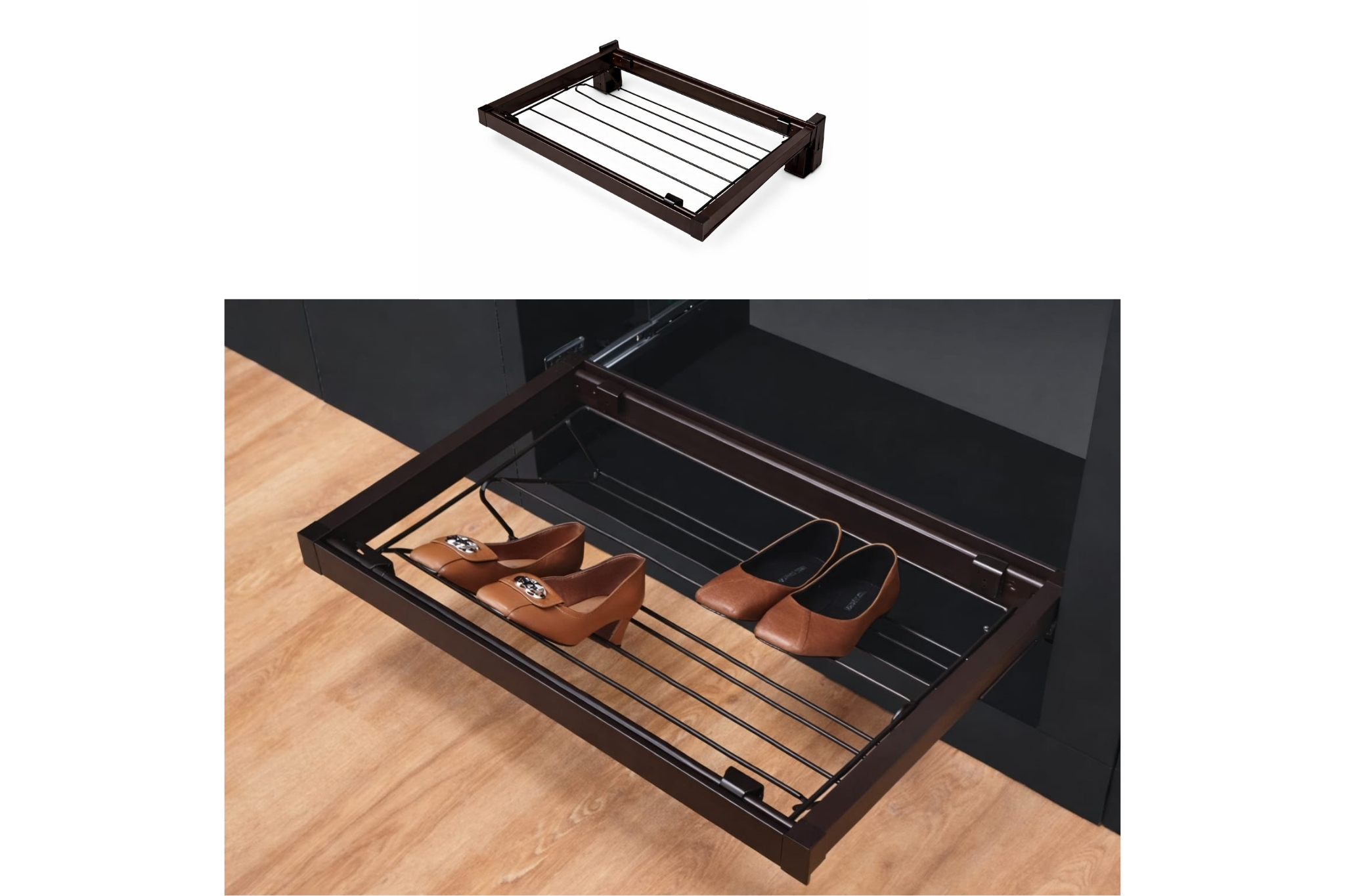 Soft Close Shoe Rack
